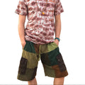 Cargo Shorts Elastic Waist & 5 Pockets Hippie