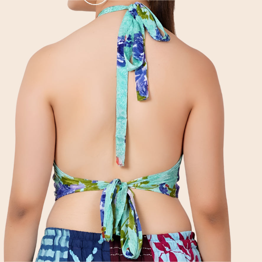 Silk Halter Top