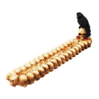 Skull/Raven Rose  Incense burner