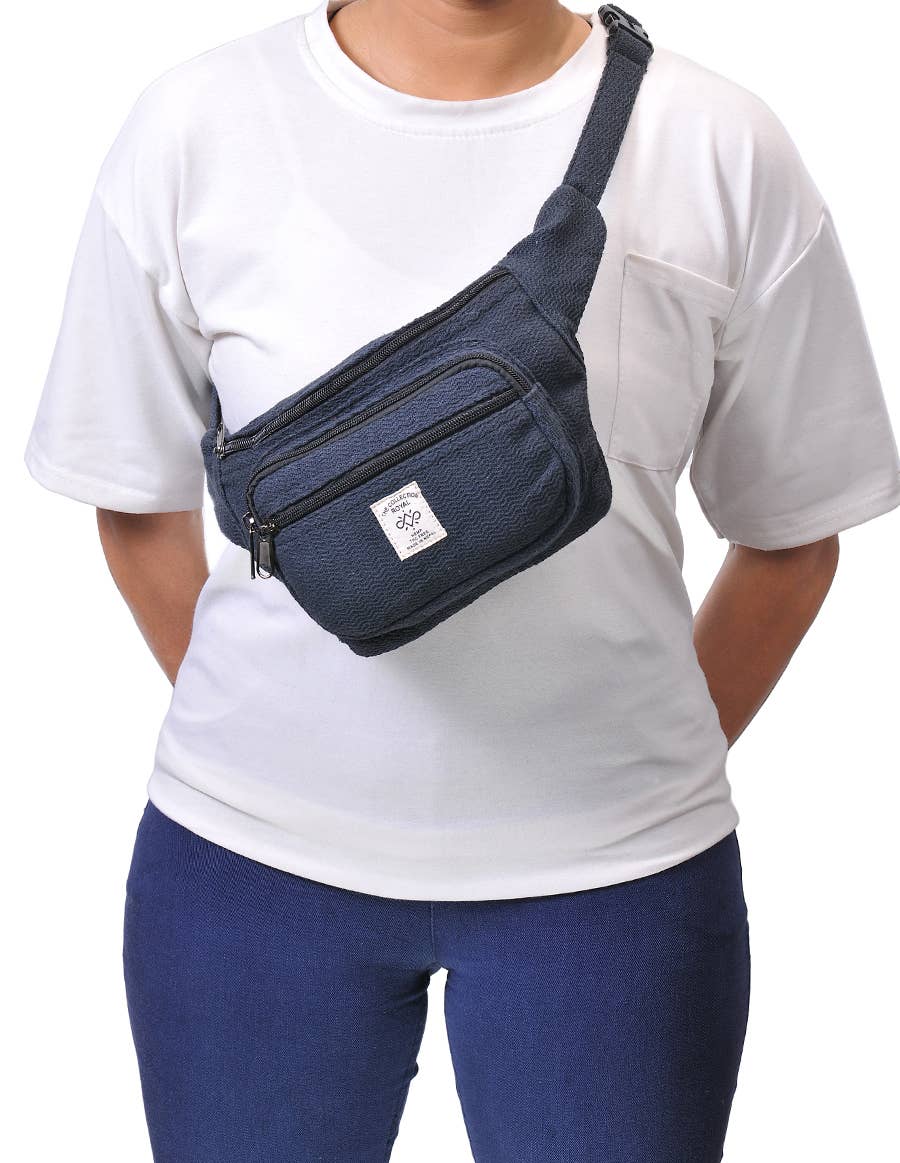 Hippie Boho Hemp Cotton Bohemian Fanny Pack