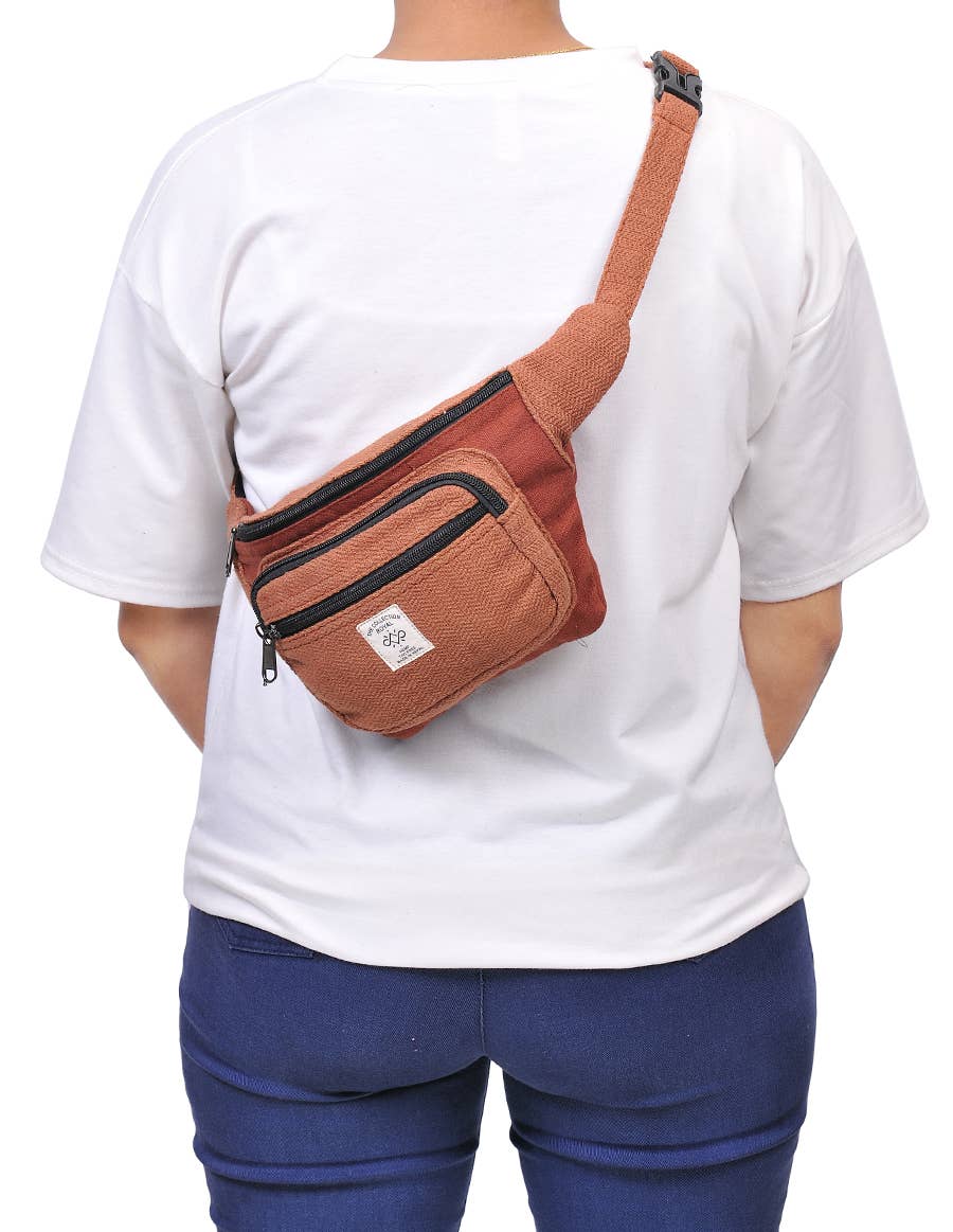 Hippie Boho Hemp Cotton Bohemian Fanny Pack