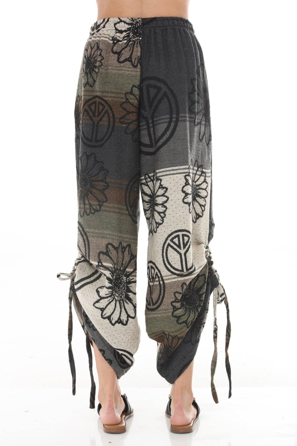 Cozy Peace Drawstring Palazzo Pants