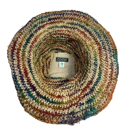 Hemp Sun Hat Rainbow