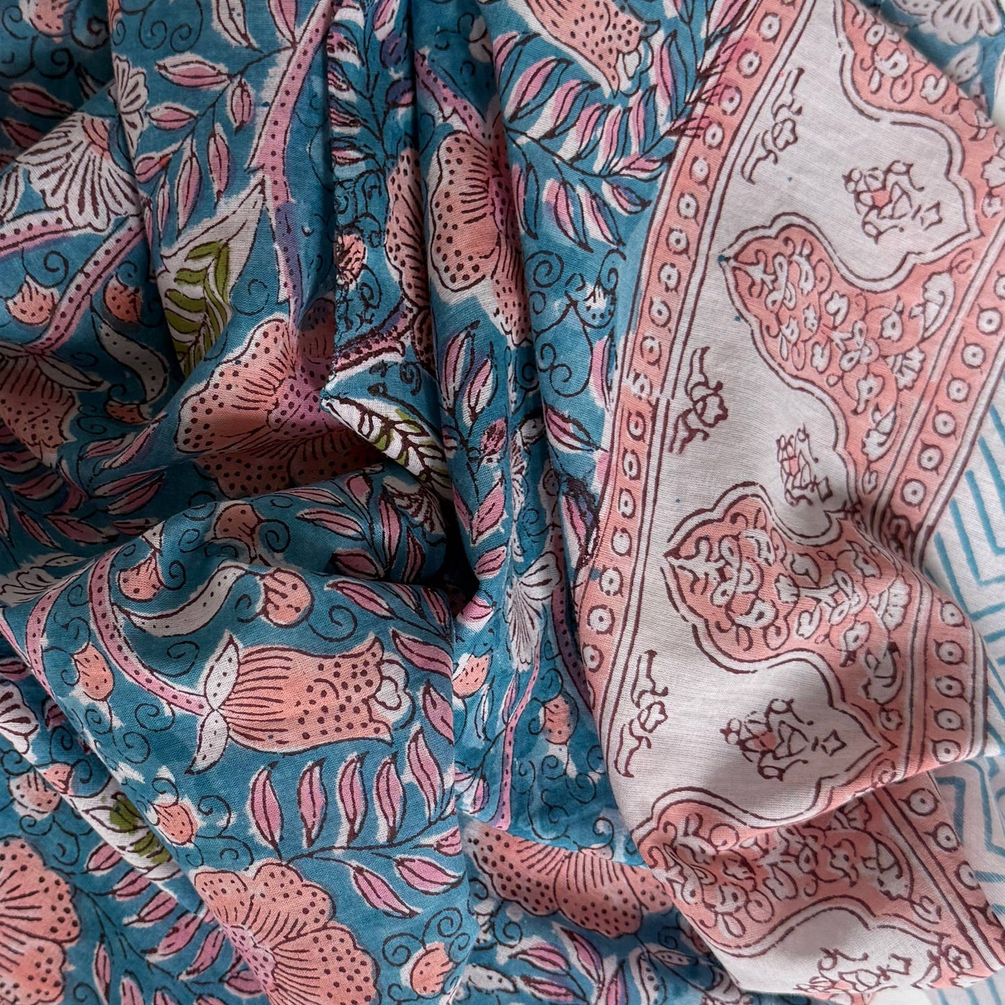 Maria Hand Block Printed Scarf