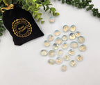 Opalite Rune Sets with Velvet Pouch