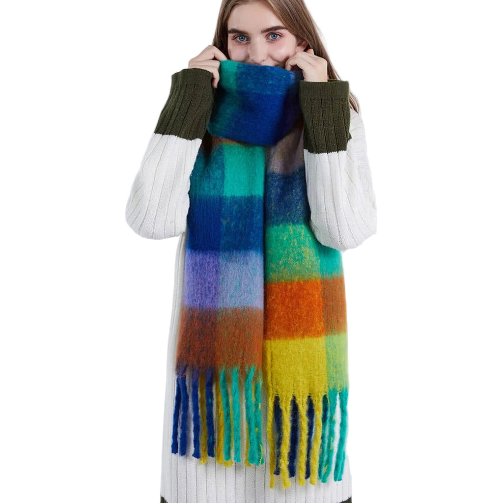 Colorful Checkered Scarf