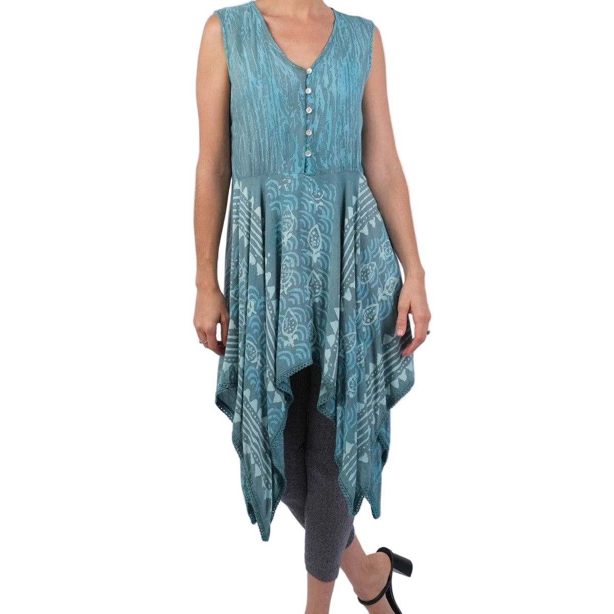 Colors of the Sea Batik Bohemian Dress