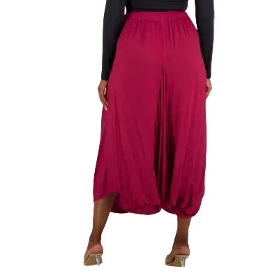 Acid Wash Skirt with Front Pockets