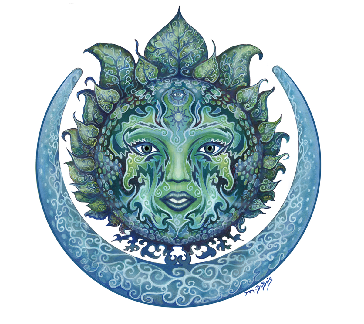 Green Goddess Sticker