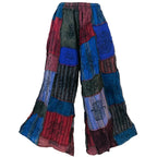 Plus Size Patchwork Wide Leg Palazzo Pant