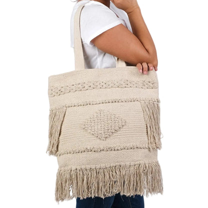 Wanderer Boho Shoulder Bag with Tassels