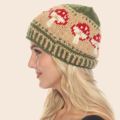 Wild Mushroom Slouchy Beanie