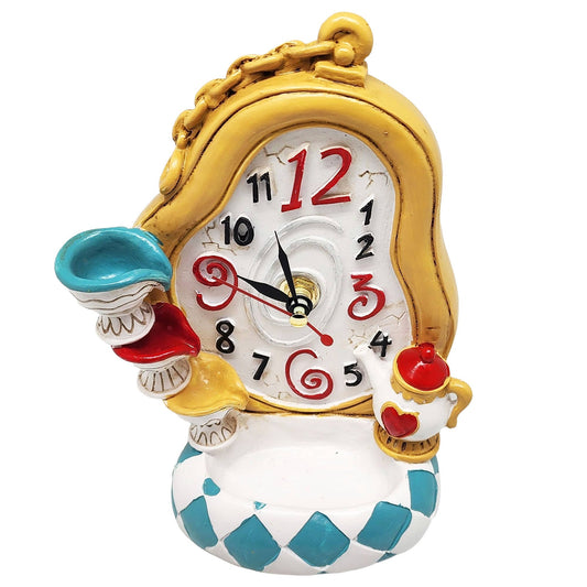 Mad Tea Party Clock / Back Flow Incense Burner