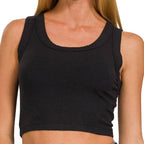 Ribbed Crop Tank Top