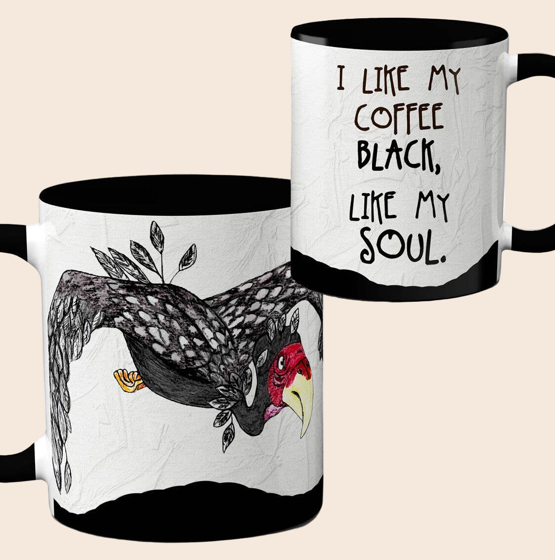 Black Buzzard Coffee Mug