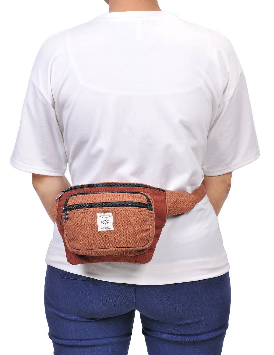 Hippie Boho Hemp Cotton Bohemian Fanny Pack