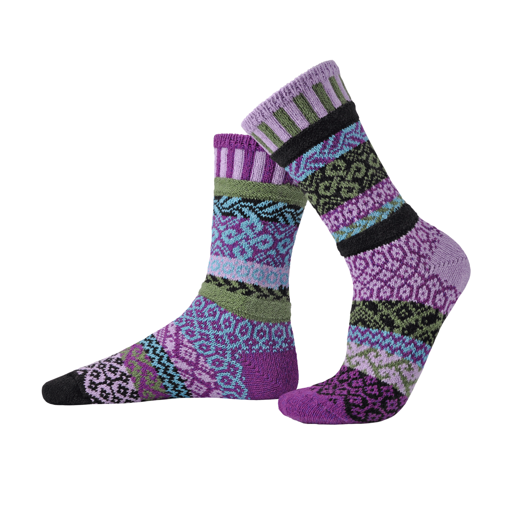 La Seine Crew Socks | USA Made Sustainable Mismatched Socks
