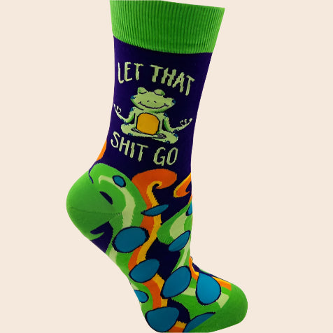 Let That Shit Go Women's Socks