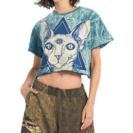 Cat Crop Top