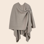 Solid Ruana with Shoulder Strap