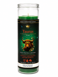 Glass Jar Candle Scented - Taurus: The Bull