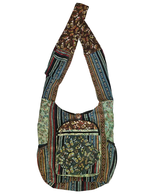 Butterfly Design Hobo Bag