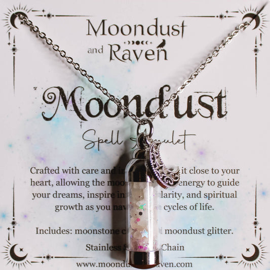 Moondust Spell Jar Amulet Necklace