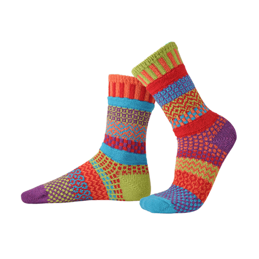 Cosmos Crew Socks | USA Made Sustainable Mismatched Socks