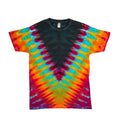 Rainbow V Cotton Tie Dye Unisex Shirt