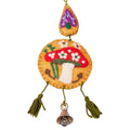 Floral Felt Bell Charm