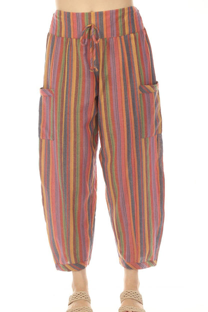 Festival Stripe Harem Pants