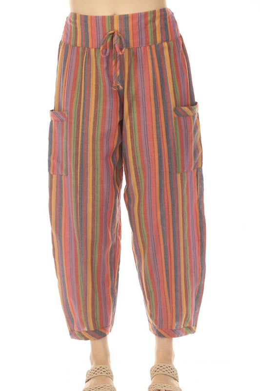 Festival Stripe Harem Pants