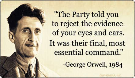 STICKER: "The Party told you to reject the evidence…