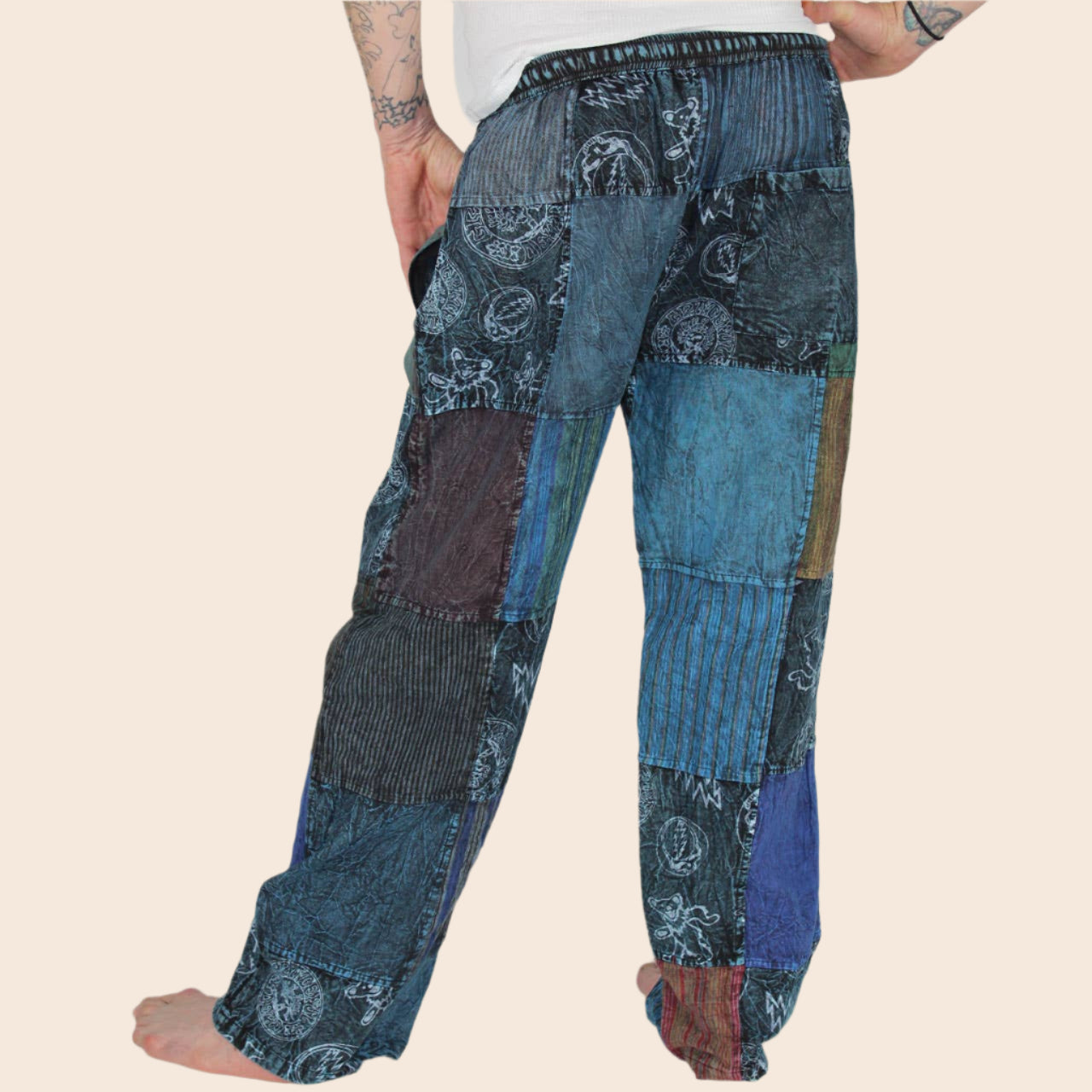 Grateful Dead Patchwork Pants
