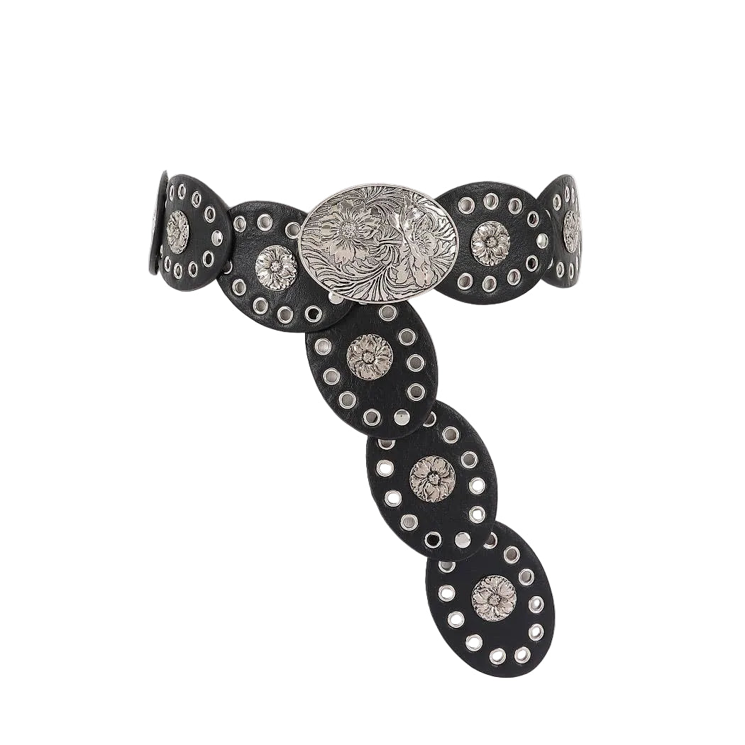 Oval Linked Statement Belt