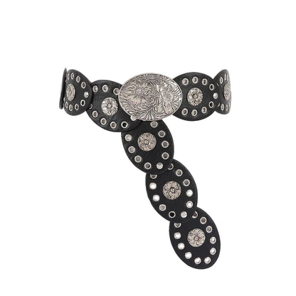 Oval Linked Statement Belt