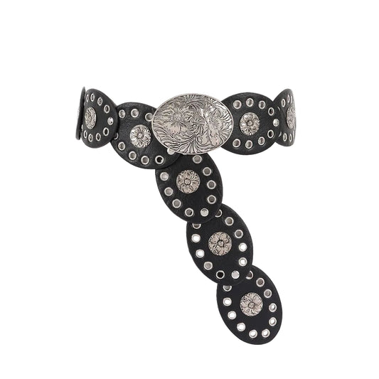 Oval Linked Statement Belt