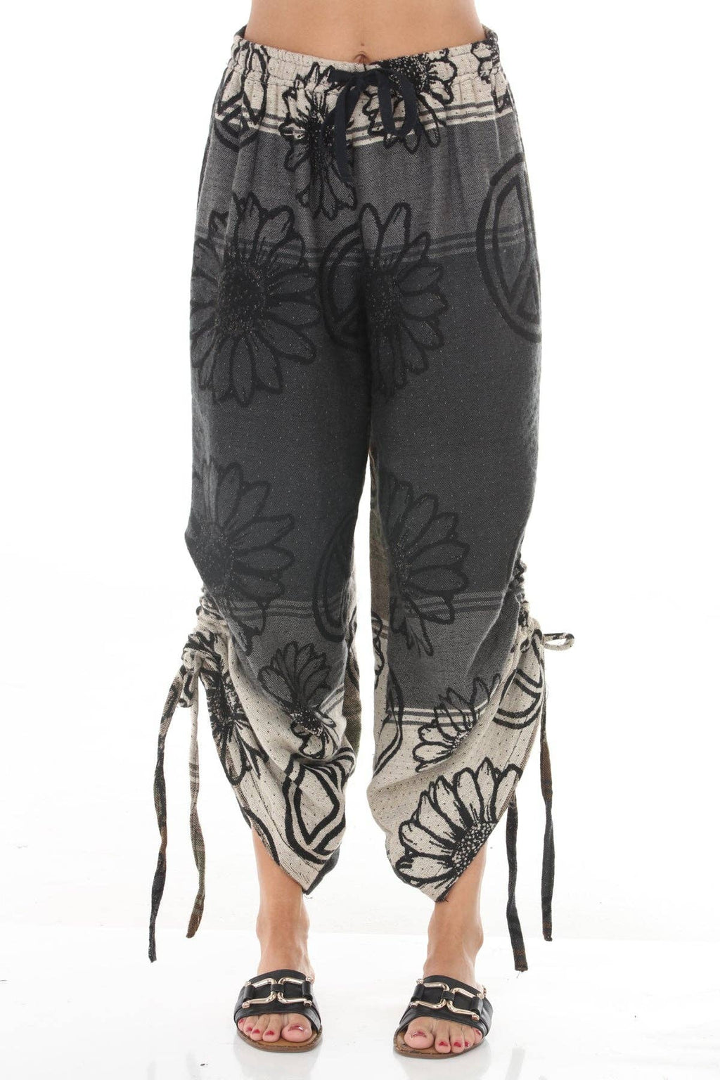 Cozy Peace Drawstring Palazzo Pants