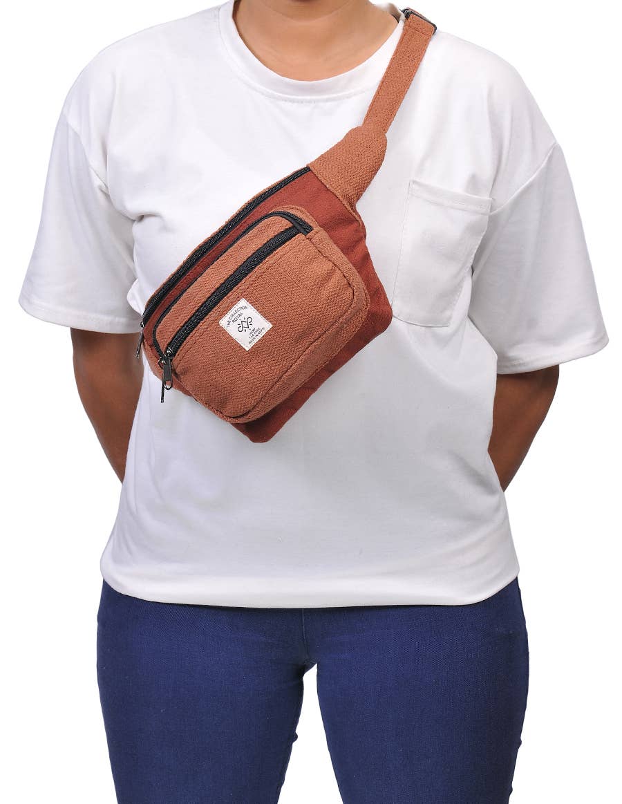 Hippie Boho Hemp Cotton Bohemian Fanny Pack