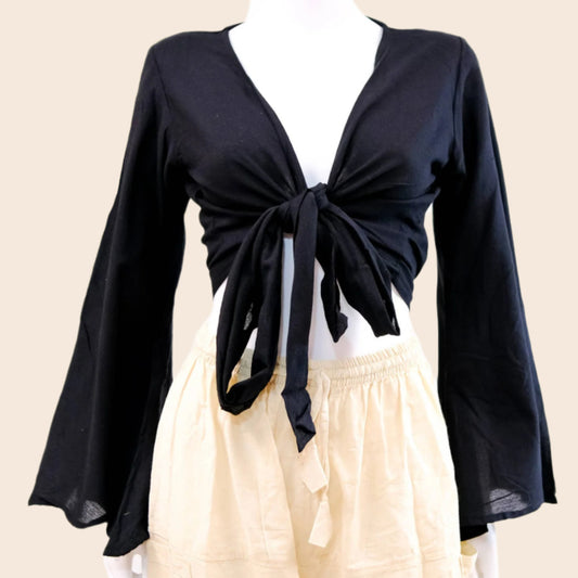 Solid Wrap Top