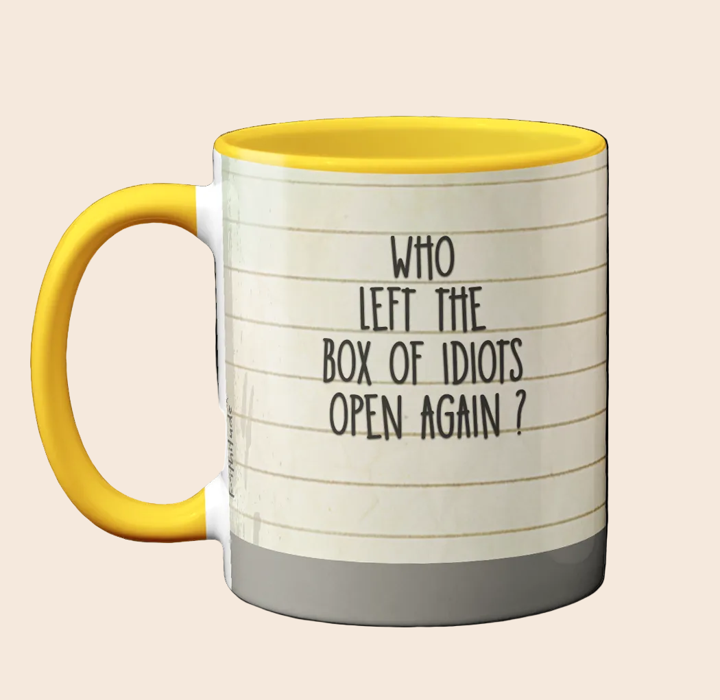 Idiot Box Chick Mug