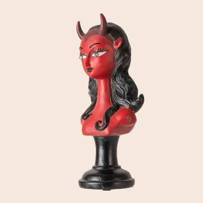Lady Devil with LED Light Eyes