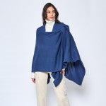 Solid Ruana with Shoulder Strap