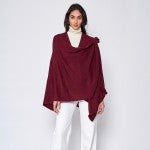 Solid Ruana with Shoulder Strap