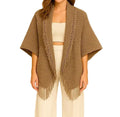 Soft Knit Fringe Kimono