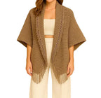 Soft Knit Fringe Kimono