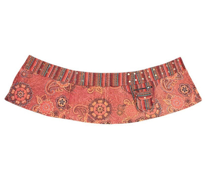 Wrap Mini Skirt with Pocket