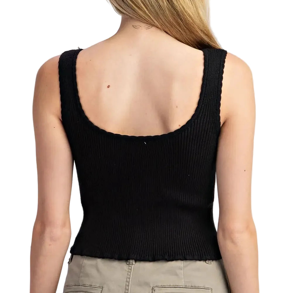 Bow Tie Sleeveless Tank Top