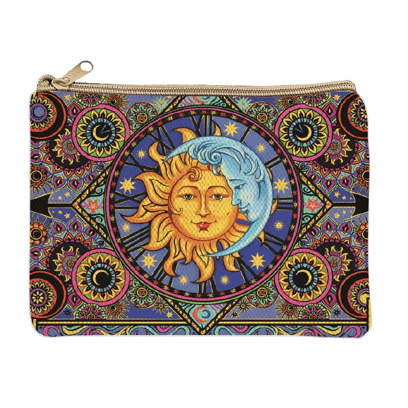 Sun And Moon Zipper Pouch
