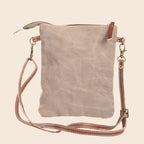 Recycled Rug With Cowhide Crossbody